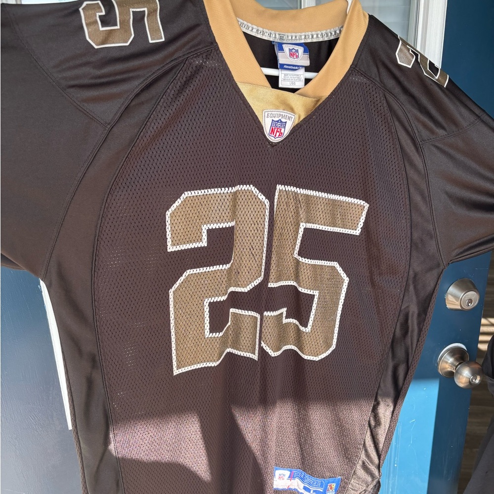 Reebok Black and Gold NFL Jersey
